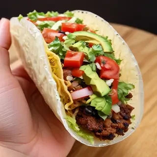 transparent taco