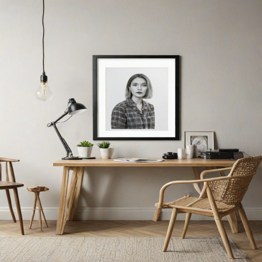 framed art mockup