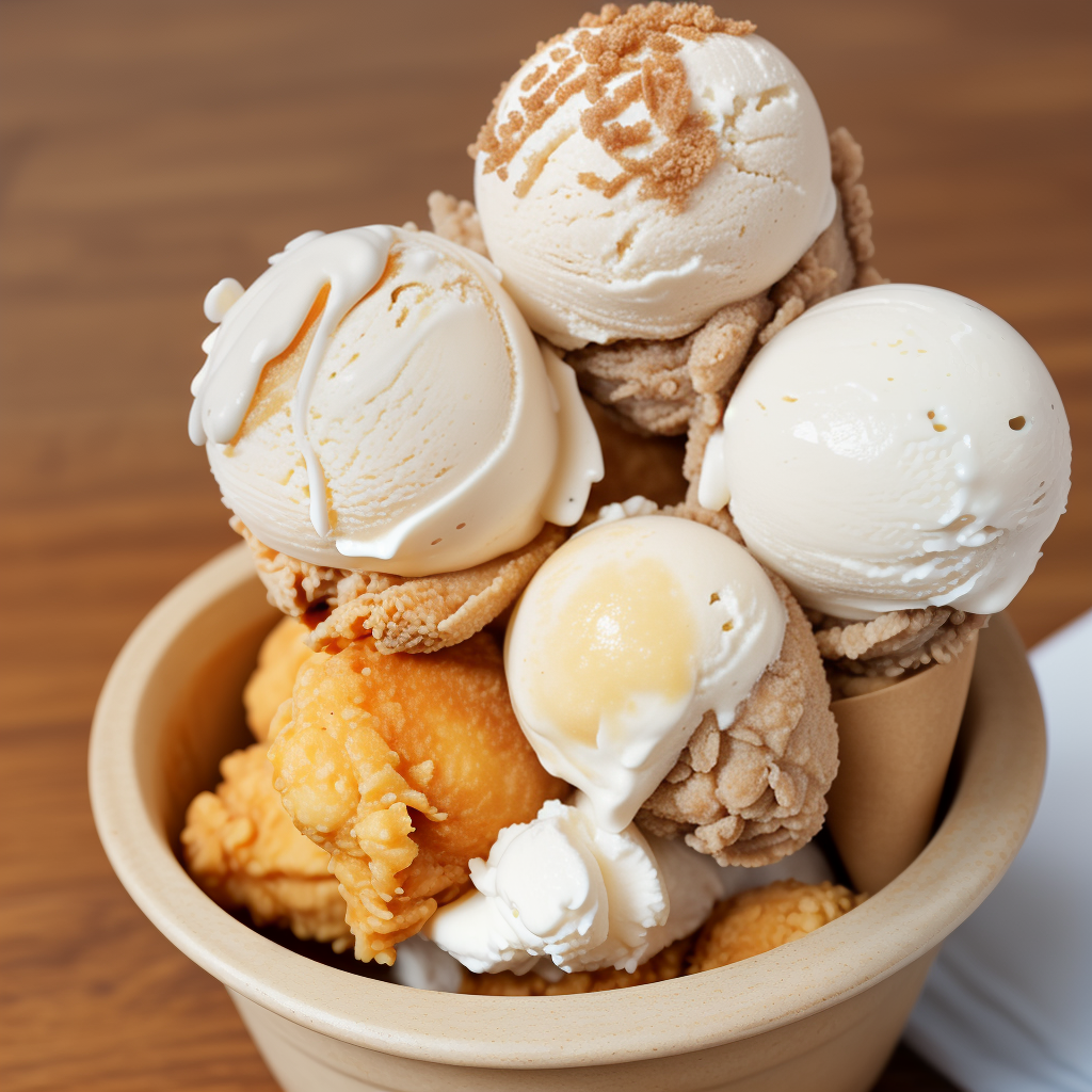 where to buy not fried chicken ice cream