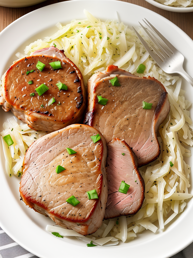 sauerkraut pork chops slow cooker