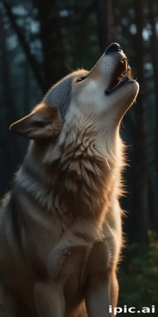 wolf howl png