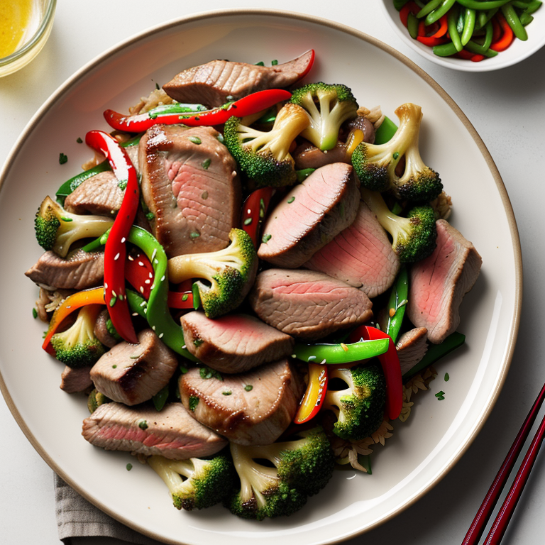 chicken and steak stir fry