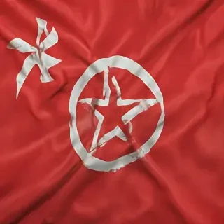 north korea flag