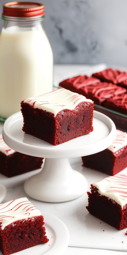 red velvet brownies from cake mix