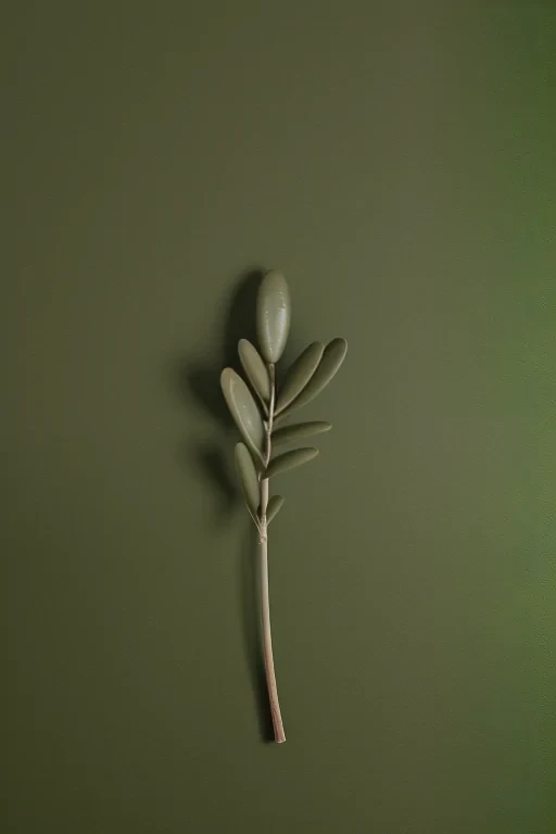 olive green background