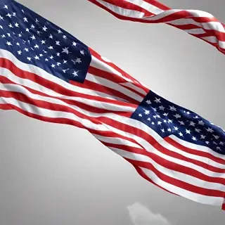 american flag waving png