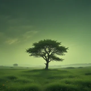 plain green bg