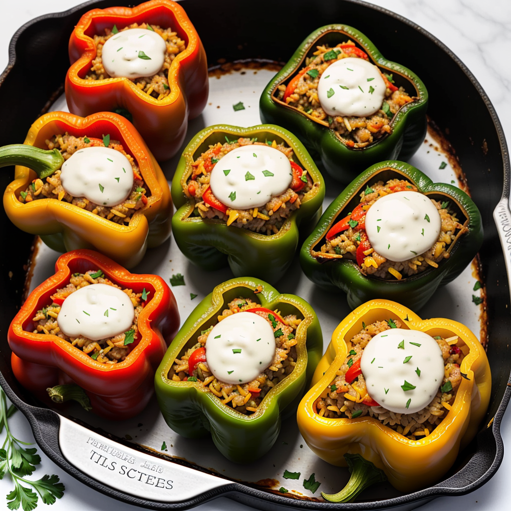 stuffed peppers recipe no rice