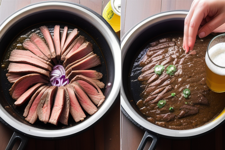 marinate carne asada with beer