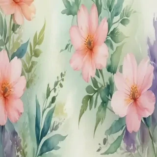 floral watercolor background