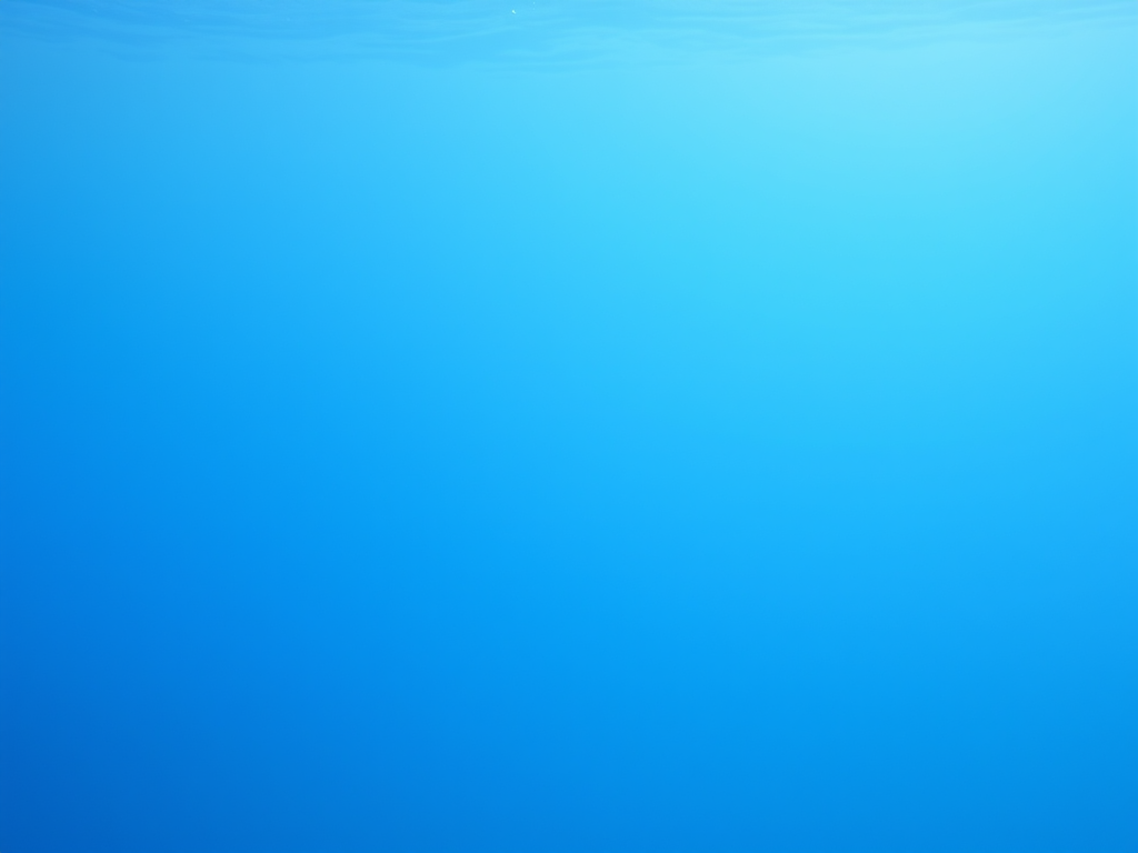 Create a serene underwater scene with a soft blue gradient background, including subtle textures resembling water bubbles and light reflections, captured with a DSLR camera at f/4 aperture, ISO 200, 1/60 shutter speed, using a macro lens for enhanced detail and clarity.