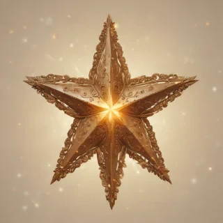 christmas star clipart free