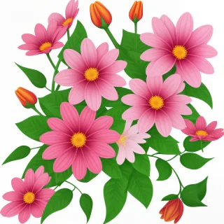flower png cartoon