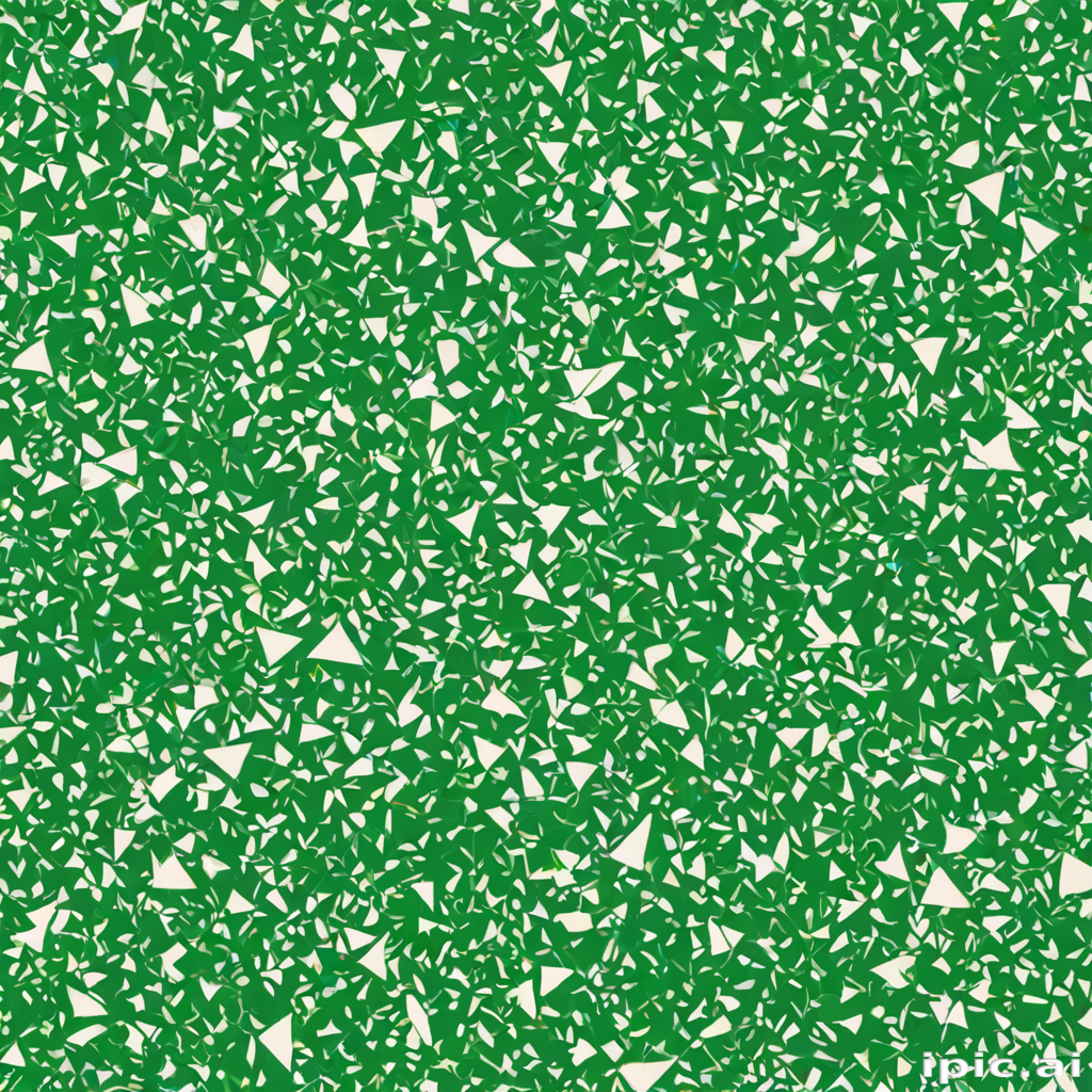 green and white background