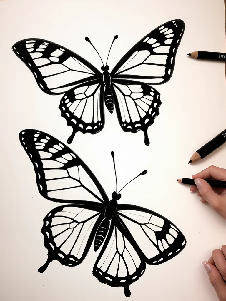 buttefly drawing