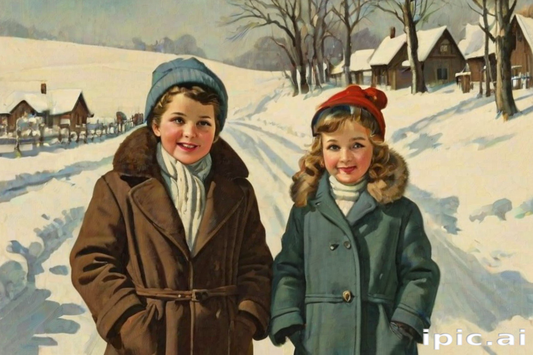 vintage winter pictures