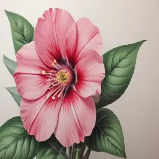 flower pencil drawing