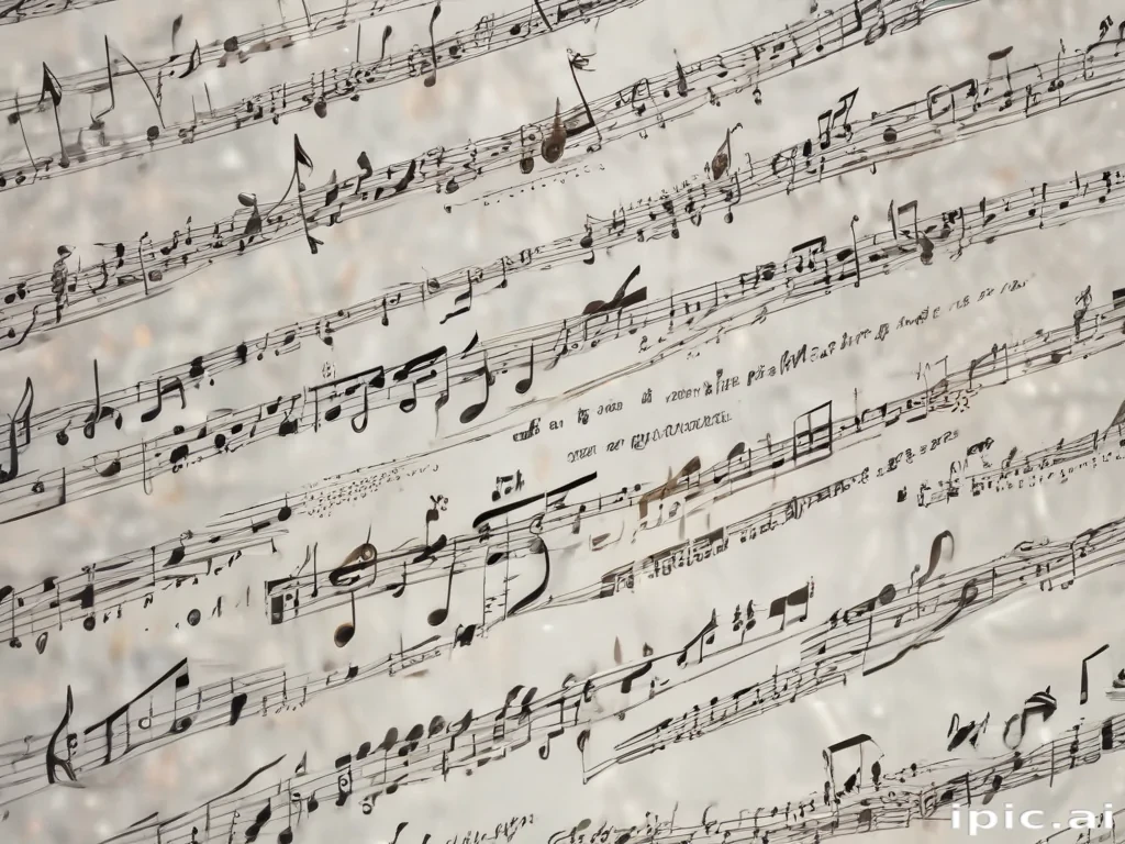 music notes transparent