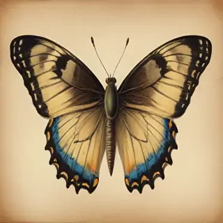 vintage butterfly illustration