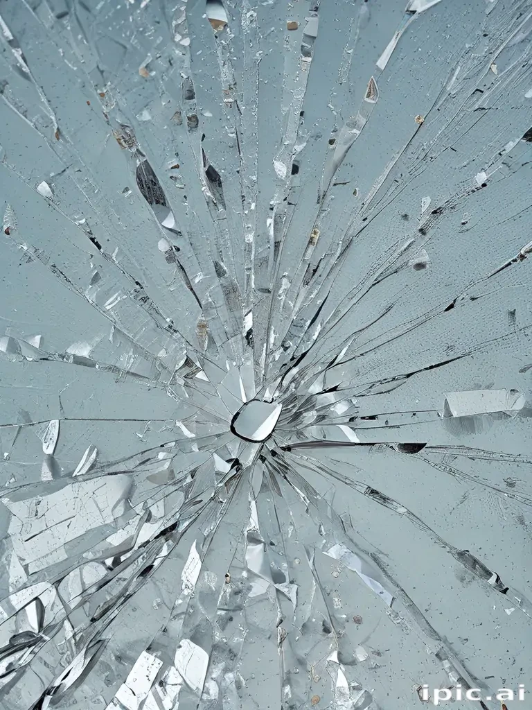 broken glass texture