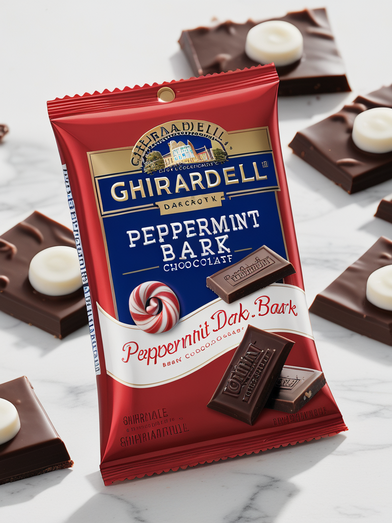 ghirardelli peppermint dark chocolate bark