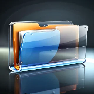 transparent folder icon