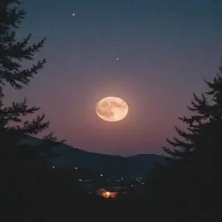 aesthetic moon