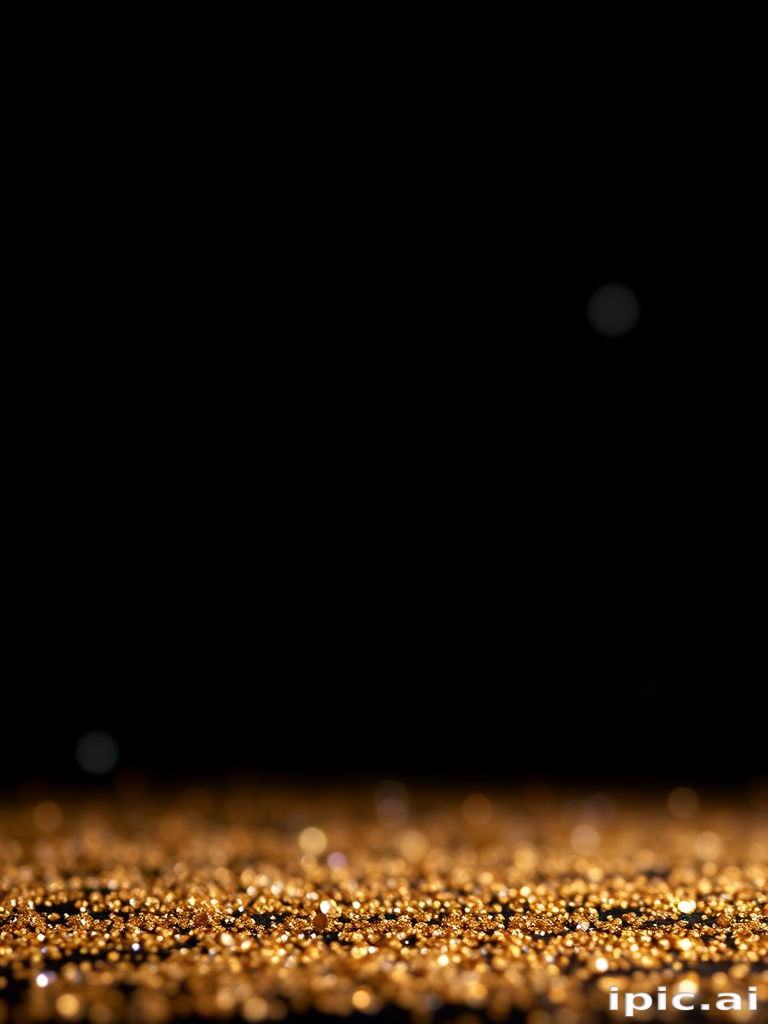 glitter black background