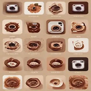 aesthetics brown instagram highlight icons