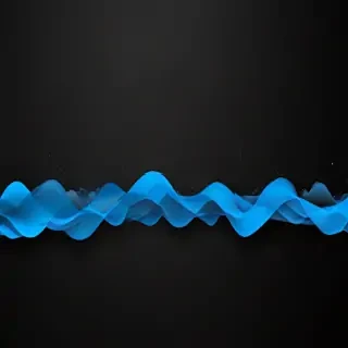 black background with blue