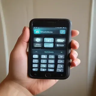 holding a phone