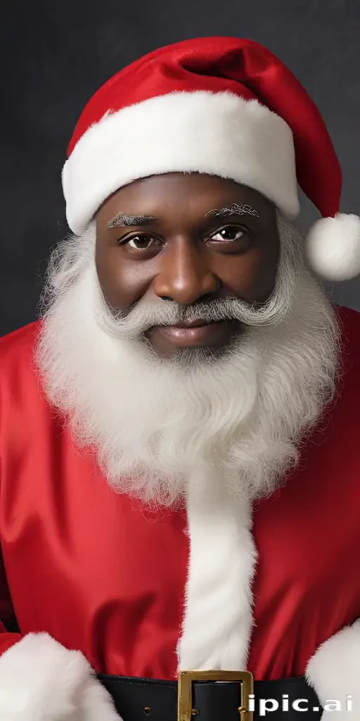 image of black santa