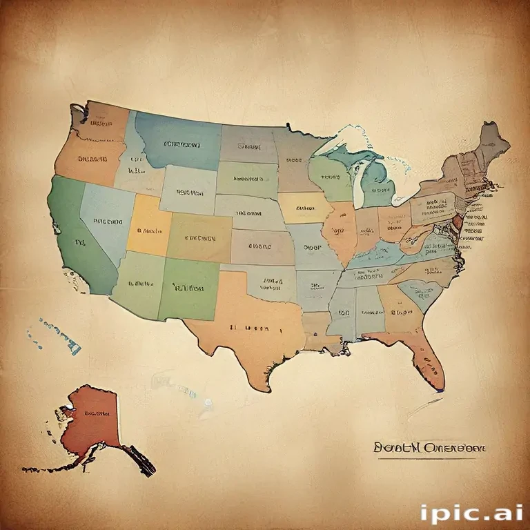 united states map