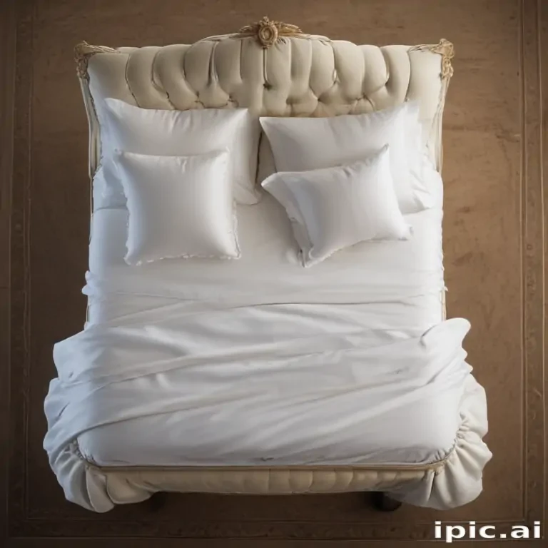 bed top view