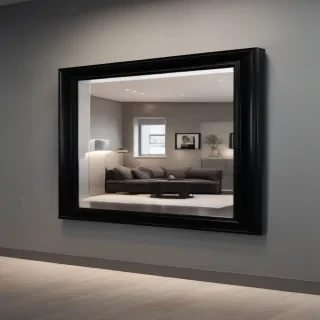 black frame transparent