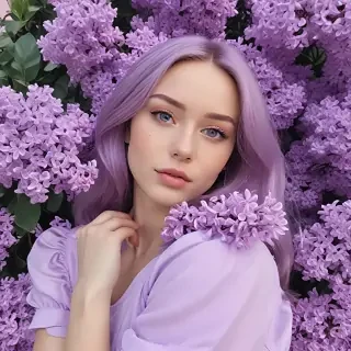 lilac aesthetic
