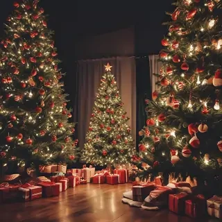 christmas background aesthetic