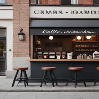 coffee shop mockup
