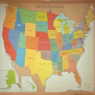 map united states