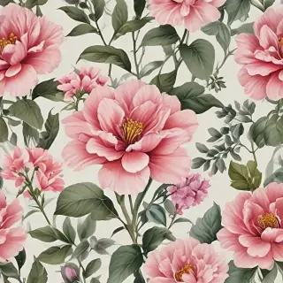 aesthetic flower painting