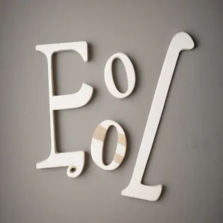 letter e