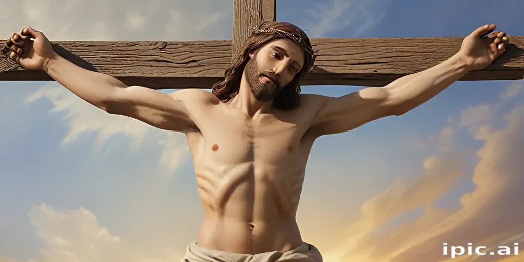jesus on the cross picture