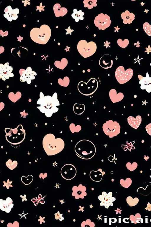 cute backgrounds black