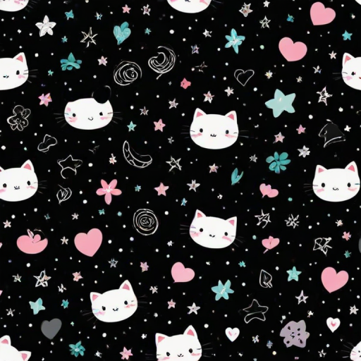 cute backgrounds black