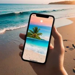beach phone wallpaper