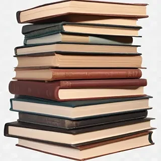 book stack png