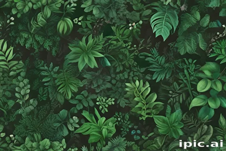 greenery background aesthetic