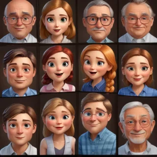 family emojis