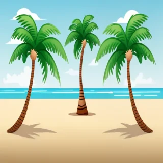 palm tree cartoon