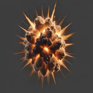 explosion transparent png